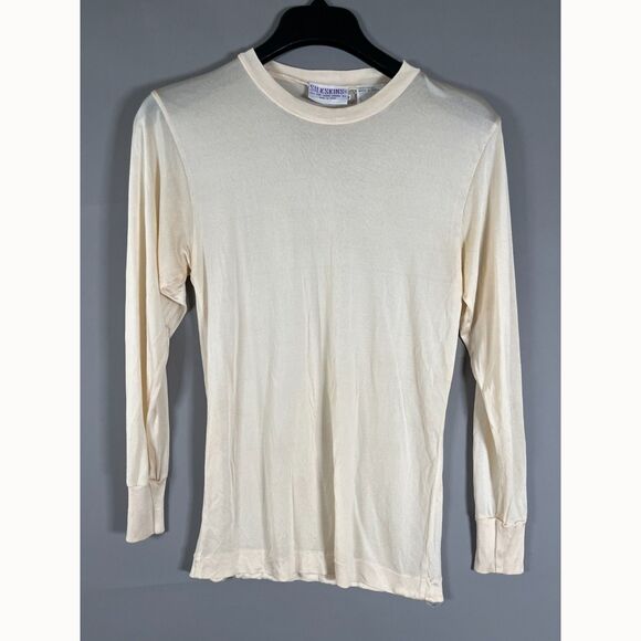 SilkSkins Base Layer Shirt Medium Chinese Imperial Silk Hiking Skiing Camping - Picture 1 of 5